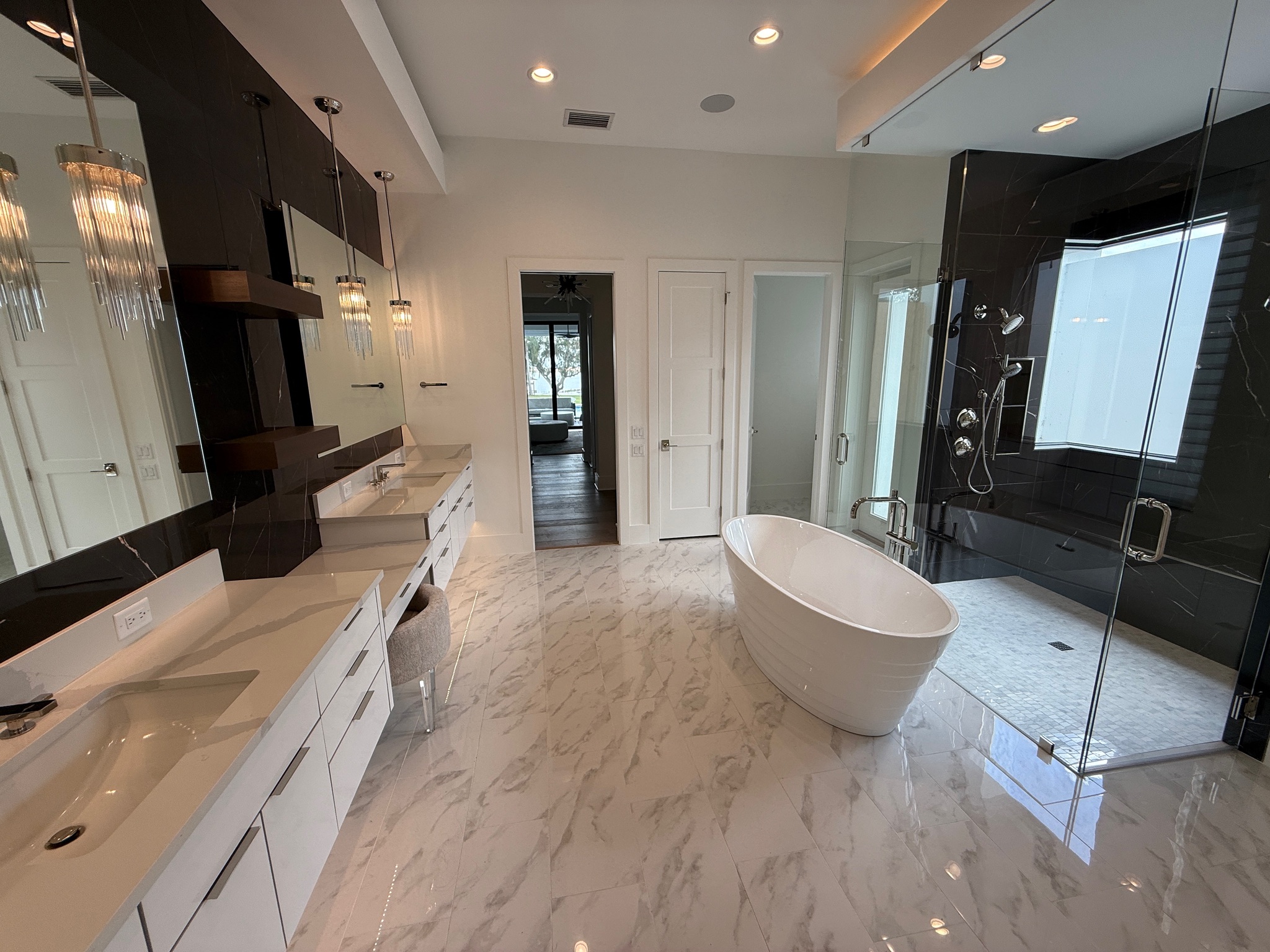 Hospitality suite quartzite surfaces