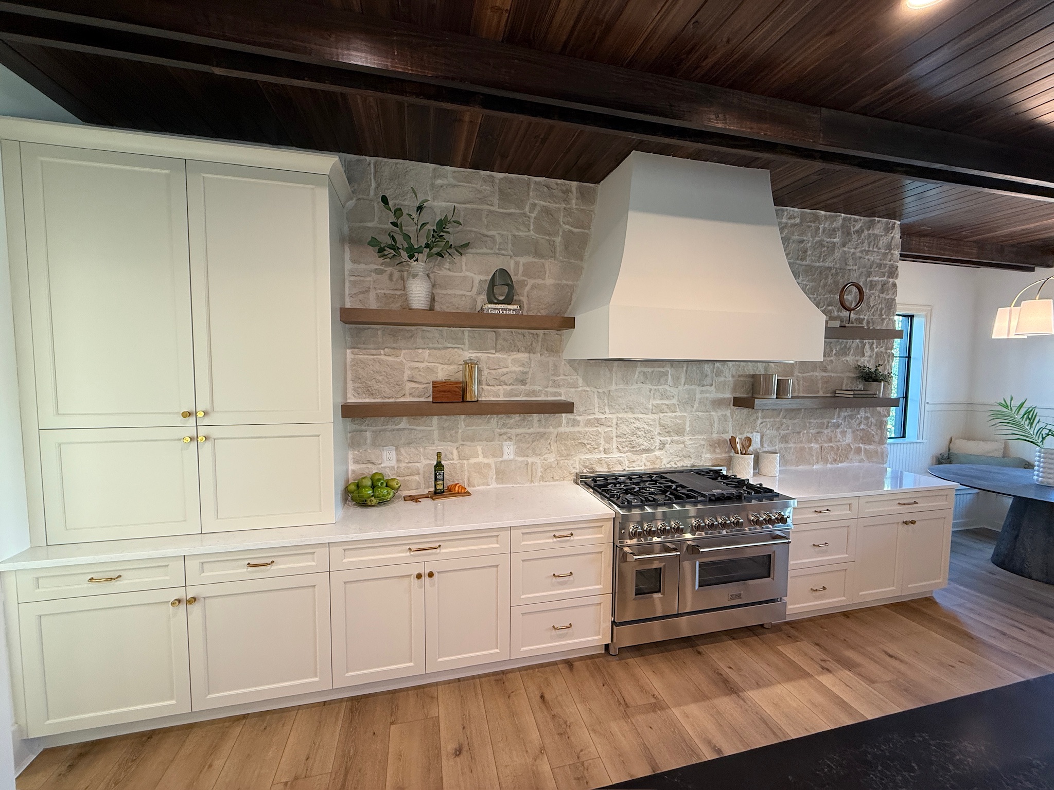 Luxurious quartzite countertops showcasing natural stone patterns and premium quality
